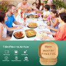 Air Fryer Parchment Paper Liners (20cm Square) – Oilproof, Waterproof & Heat-Resistant Sheets (Up to 428°F/220°C)