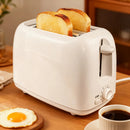 2-Slice Mini Bread Toaster with 6 Browning Levels, Wide Slots, Reheat/Defrost & Removable Crumb Tray