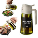 470ml 2-in-1 Oil Sprayer & Pour Dispenser (Glass, Anti-Clog Filter)