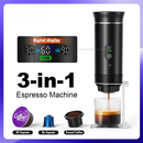 Portable Espresso Machine 20Bar | Digital Display 3-in-1 Capsule & Ground Coffee