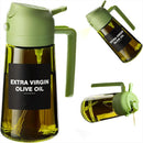 470ml 2-in-1 Oil Sprayer & Pour Dispenser (Glass, Anti-Clog Filter)