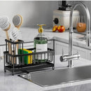 Space-Saving Self-Draining Kitchen Sink Organiser (Rust-Resistant, Detachable Dividers)