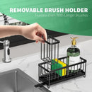 Space-Saving Self-Draining Kitchen Sink Organiser (Rust-Resistant, Detachable Dividers)
