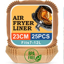 Air Fryer Parchment Paper Liners (20cm Square) – Oilproof, Waterproof & Heat-Resistant Sheets (Up to 428°F/220°C)