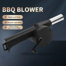 Portable BBQ Air Blower Fan | Hand Crank Fire Starter for Charcoal Grills