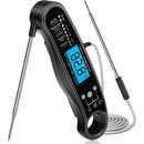 Digital Meat Thermometer with Dual Probes (Instant Read + Oven Probe)