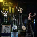 Deer Head Wine Pourer & Bottle Stopper (Zinc Alloy) | Stag Pour Spout