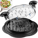 Large Chicken Shredder Tool with Lid – Twist Meat Shredder for Chicken Breast, Pork & Beef