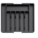 Adjustable 8-Compartment Cutlery Drawer Organizer Tray (Expandable Utensil Storage)