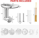 Metal Food Grinder Attachment for KitchenAid & Cuisinart Stand Mixers