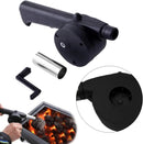 Portable BBQ Air Blower Fan | Hand Crank Fire Starter for Charcoal Grills