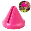 Mini vegetable spiralizer julienne shredder tools in pink and green