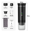 Portable Espresso Machine 20Bar | Digital Display 3-in-1 Capsule & Ground Coffee