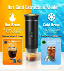 Portable Espresso Machine 20Bar | Digital Display 3-in-1 Capsule & Ground Coffee