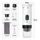 Portable Espresso Machine 20Bar | Digital Display 3-in-1 Capsule & Ground Coffee