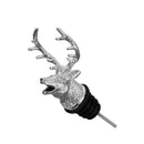 Deer Head Wine Pourer & Bottle Stopper (Zinc Alloy) | Stag Pour Spout