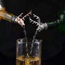 Deer Head Wine Pourer & Bottle Stopper (Zinc Alloy) | Stag Pour Spout